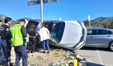 Antalya-Konya Karayolunda Trafik Kazası: 2 Yaralı