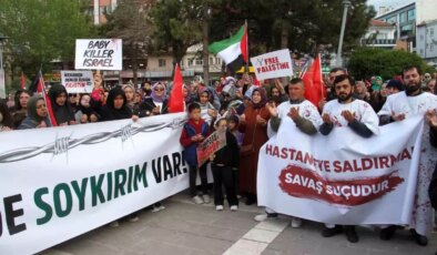Beyşehir’de Gazze İçin Protesto Yürüyüşü Düzenlendi