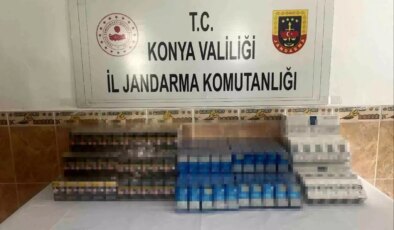 Konya’da Gümrük Kaçağı 1050 Paket Sigara Ele Geçirildi