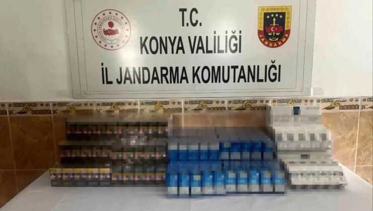 Konya’da Gümrük Kaçağı 1050 Paket Sigara Ele Geçirildi