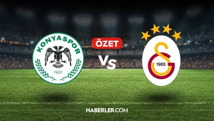 Konyaspor Galatasaray maç özeti ve golleri! (VİDEO) Konyaspor Galatasaray geniş özeti! Golleri kim attı, maç kaç kaç bitti?