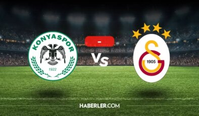 Konyaspor Galatasaray maçı kaç kaç, bitti mi? MAÇ SONUCU! Konyaspor Galatasaray golleri kim attı, canlı maç anlatımı!