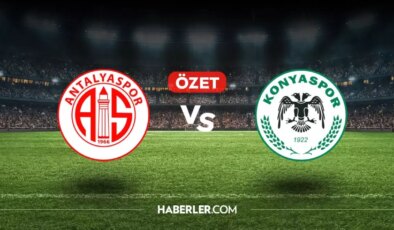 Antalyaspor Konyaspor maç özeti ve golleri! (VİDEO) Antalyaspor Konyaspor geniş özeti! Golleri kim attı, maç kaç kaç bitti?
