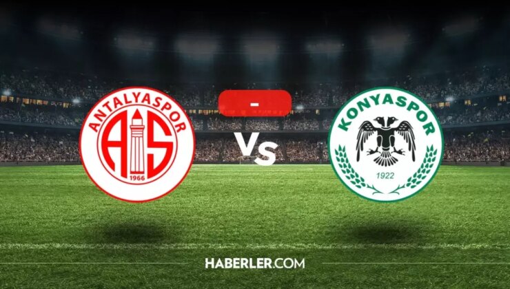 Antalyaspor Konyaspor maçı kaç kaç, bitti mi? MAÇ SONUCU! Antalyaspor Konyaspor golleri kim attı, canlı maç anlatımı!