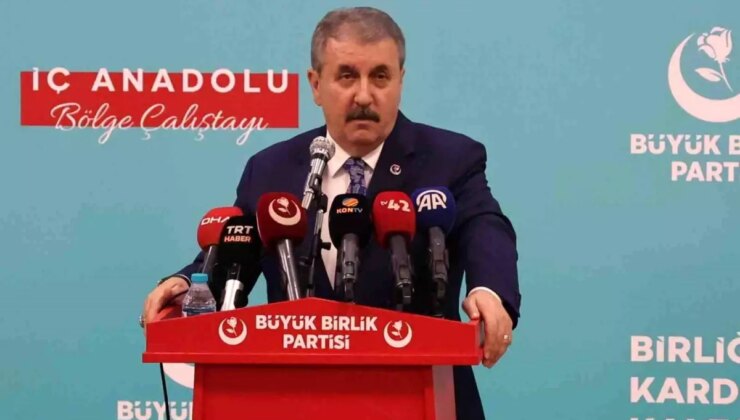 BBP Genel Başkanı Destici: "Gazze sadece bir toprak, kara parçası değildir"