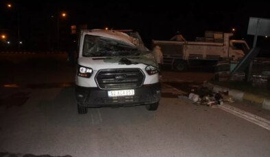 Beyşehir’de Devrilen Kamyonetteki Arılar Polisi Soktu