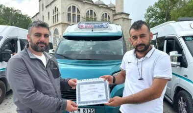 Konya’da Yılın Şoförü Osman İlmen Oldu