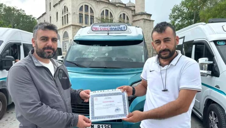 Konya’da Yılın Şoförü Osman İlmen Oldu