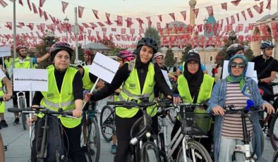 Bisiklet Topluluğundan Kazada Hayatını Kaybeden Arkadaşları İçin Anma Sürüşü