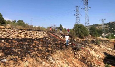 Konya’da Yol Kenarında Yangın Paniği