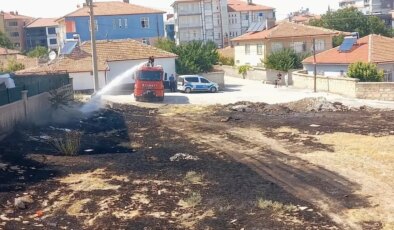Konya’nın Kulu İlçesinde Yangın Paniği