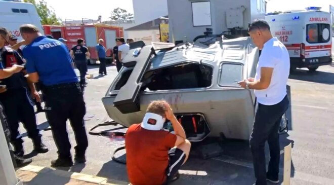 Aksaray’da Tırla Çarpışan Karavan Kazasında Üç Kişi Yaralandı