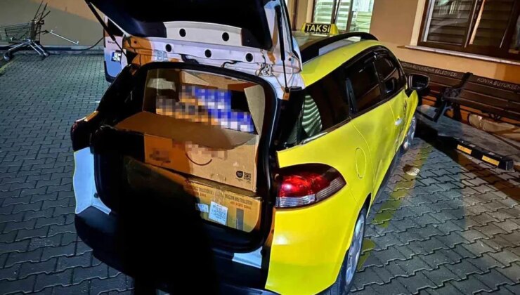 Konya’da 350 Bin Liralık Kaçak Sigara Ele Geçirildi