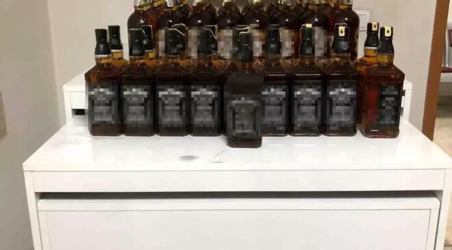 Konya’da Kaçak İçecek Operasyonu: 59 Şişe Ele Geçirildi