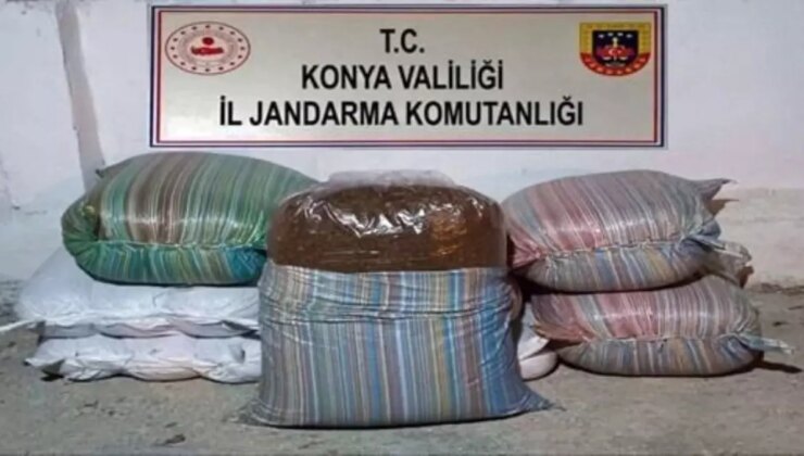 Konya’da Kaçak Kıyılmış Tütün Operasyonu: 520 Kilo Ele Geçirildi