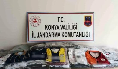 Konya’da Kopya Tişört ve Forma Operasyonu: 955 Adet Ele Geçirildi
