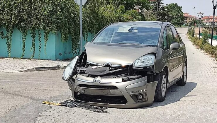 Konya’da Otomobil Çarpışması: 1 Yaralı