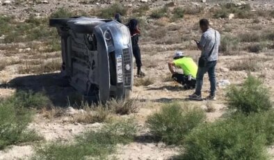 Konya’da Otomobil Takla Attı: 5 Yaralı