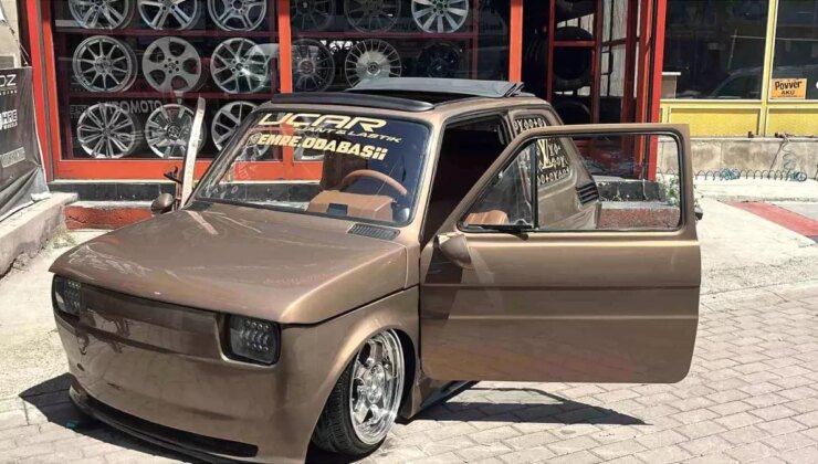 Konyalı Sanayici, Eski Fiat 126 Bis ile Sıra Dışı Bir Proje Gerçekleştirdi