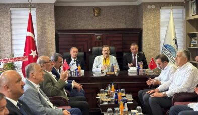 TOBB Başkanı Hisarcıklıoğlu’ndan Mustafa Doğru’ya Taziye Ziyareti