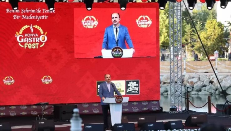 3.Konya Gastronomi Festivali Büyük Bir Coşkuyla Başladı