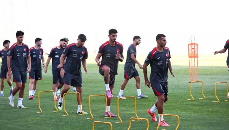 A Milli Takım, İspanya Maçı Hazırlıklarına Başladı